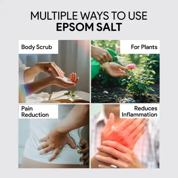 Epsom Salt (Magnesium Sulphate) USP Grade
