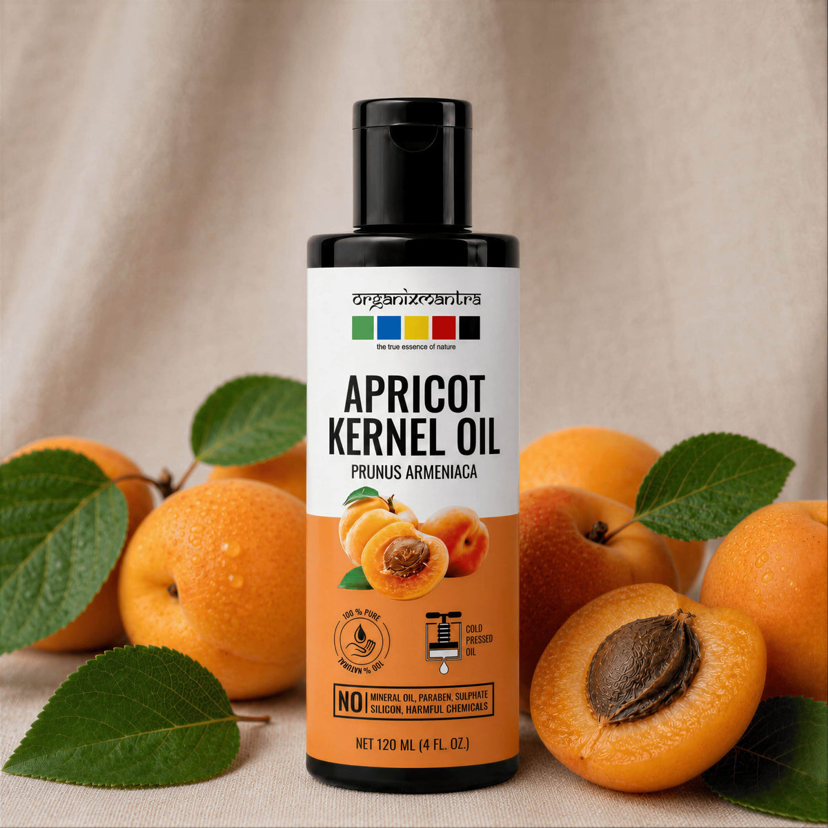 Apricot Kernel Organic Cold Pressed Oil
