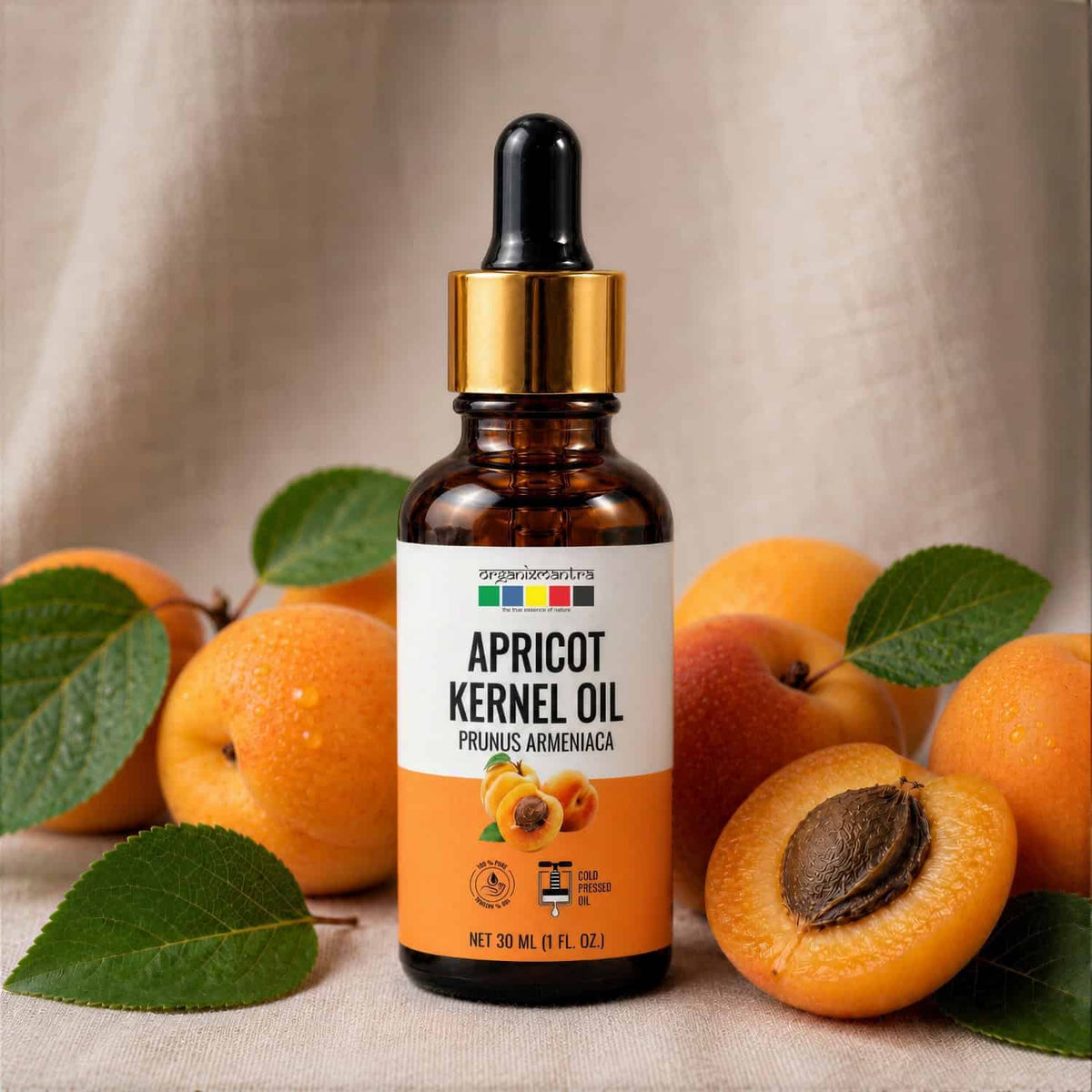 Apricot Kernel Organic Cold Pressed Oil