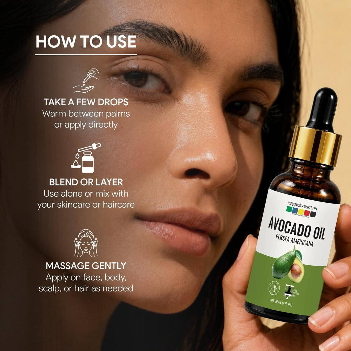 avocado oil on skin