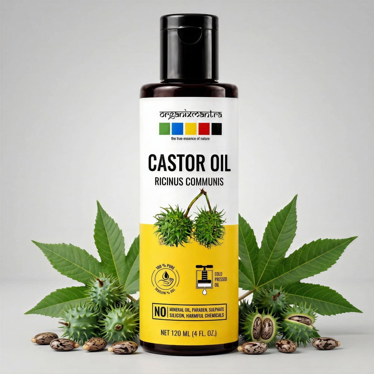 Castor Organic Cold Pressed Oil