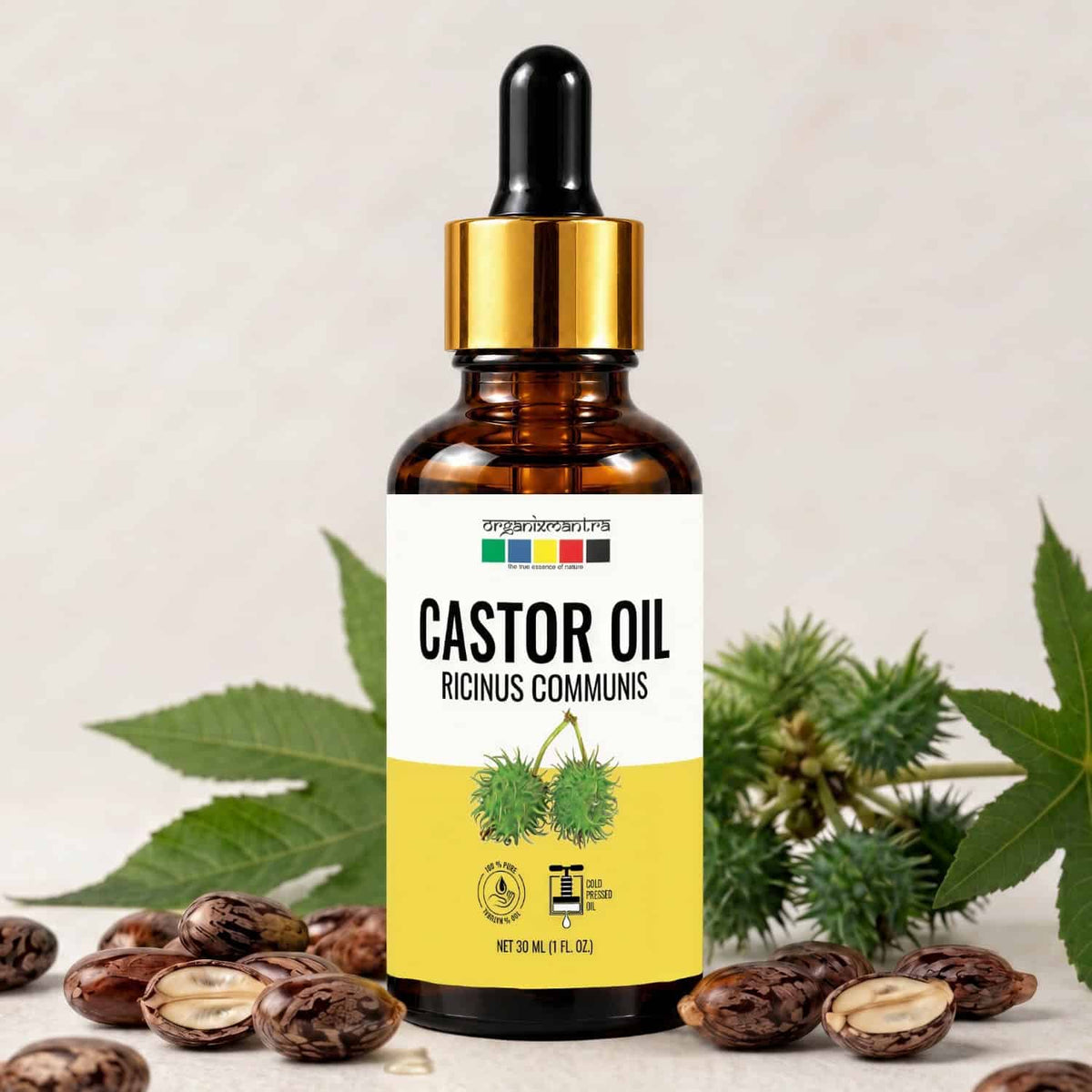 Castor Organic Cold Pressed Oil