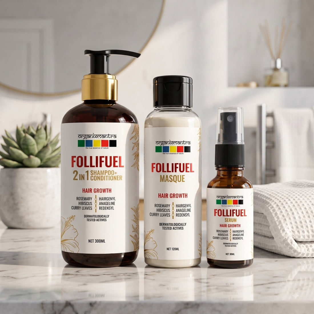 follifuel nourish strengthen hair series