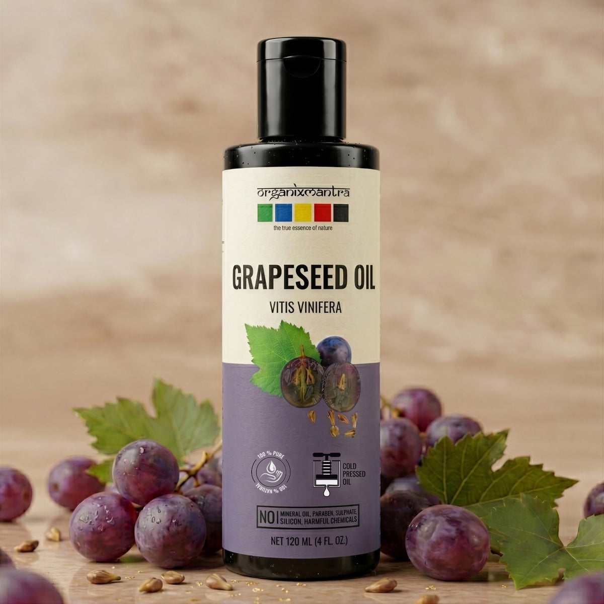 Grapeseed Organic Cold Pressed Oil