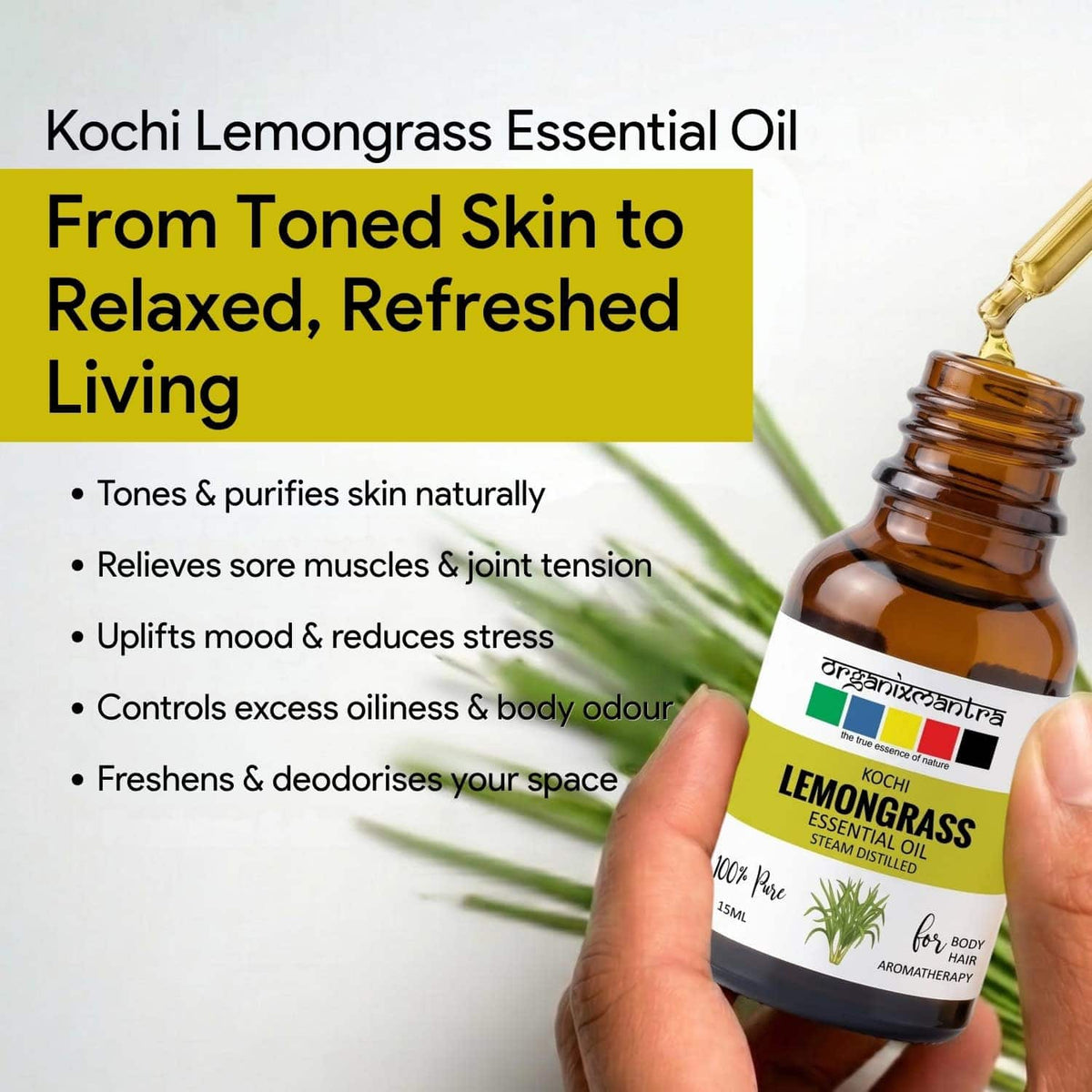 lemongrass oil benefits uses