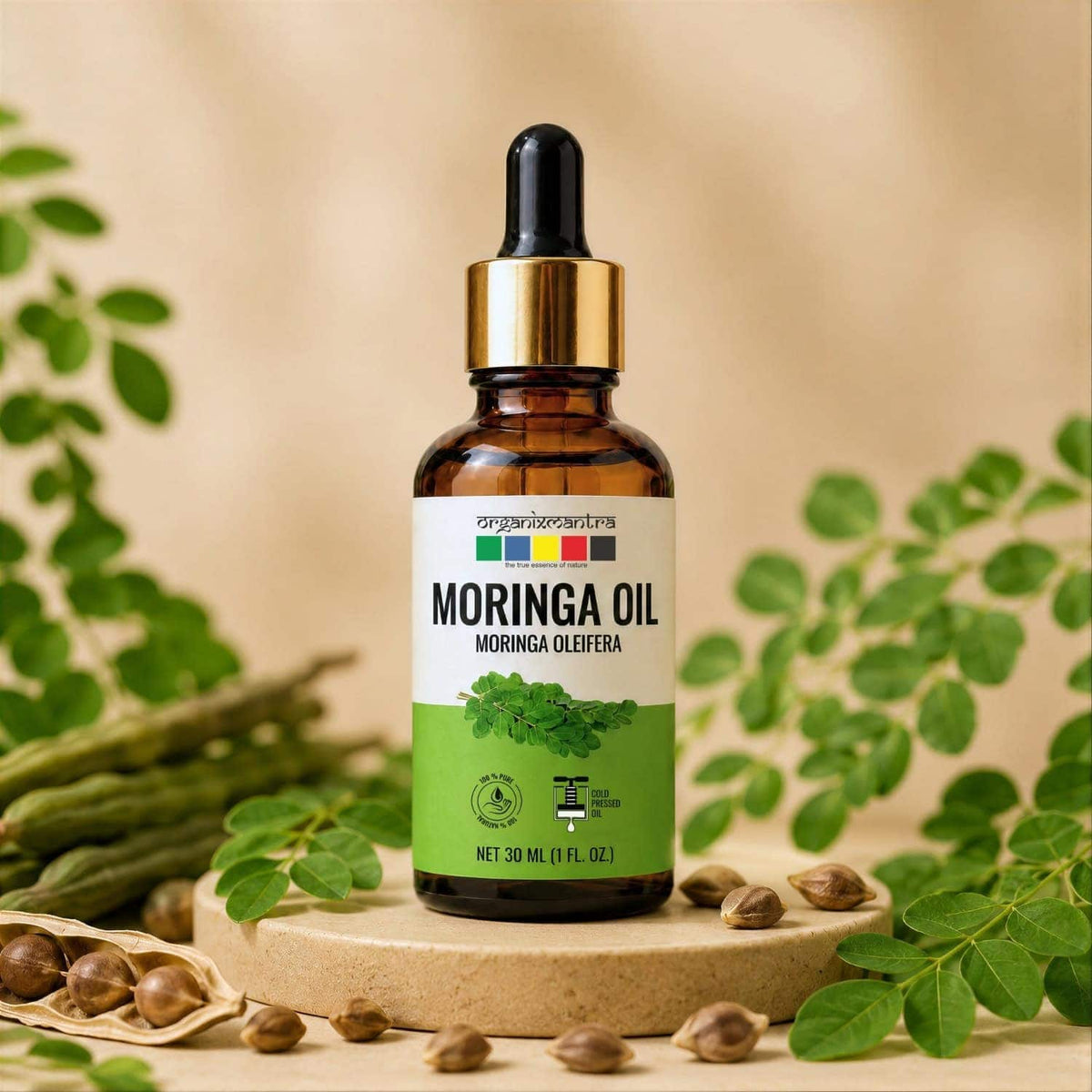 Moringa Organic Cold Pressed Oil