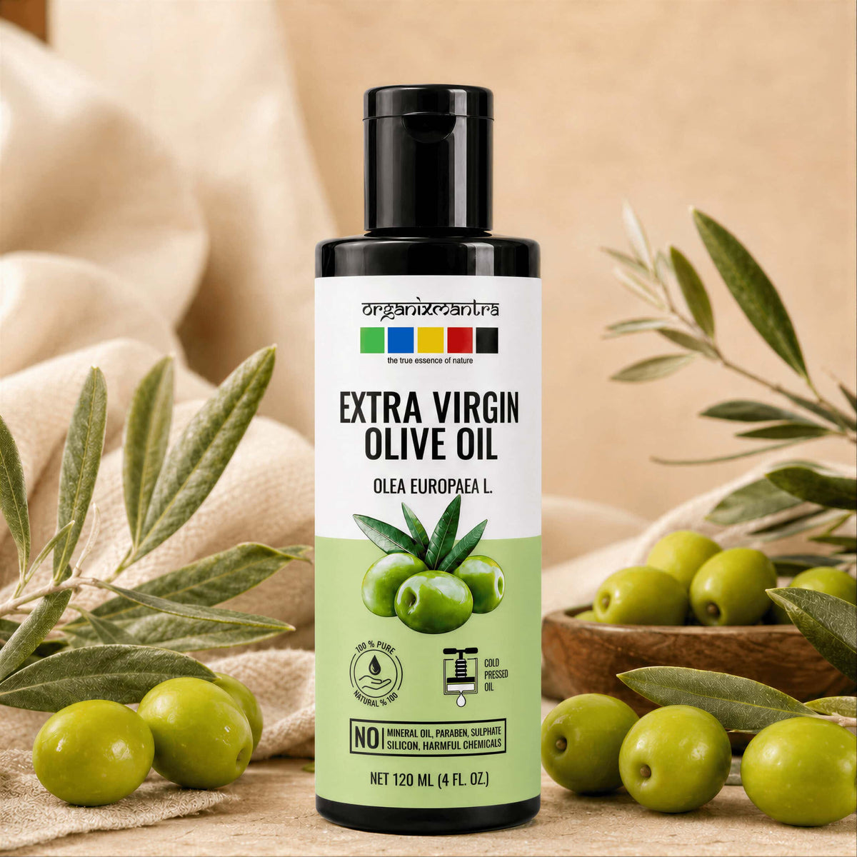 Extra Virgin Olive Organic Cold Pressed Oil