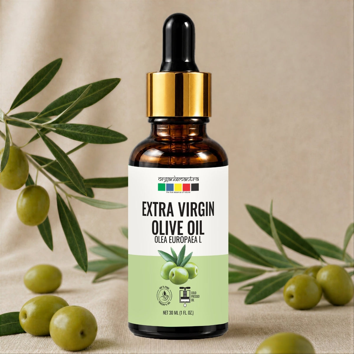 Extra Virgin Olive Organic Cold Pressed Oil