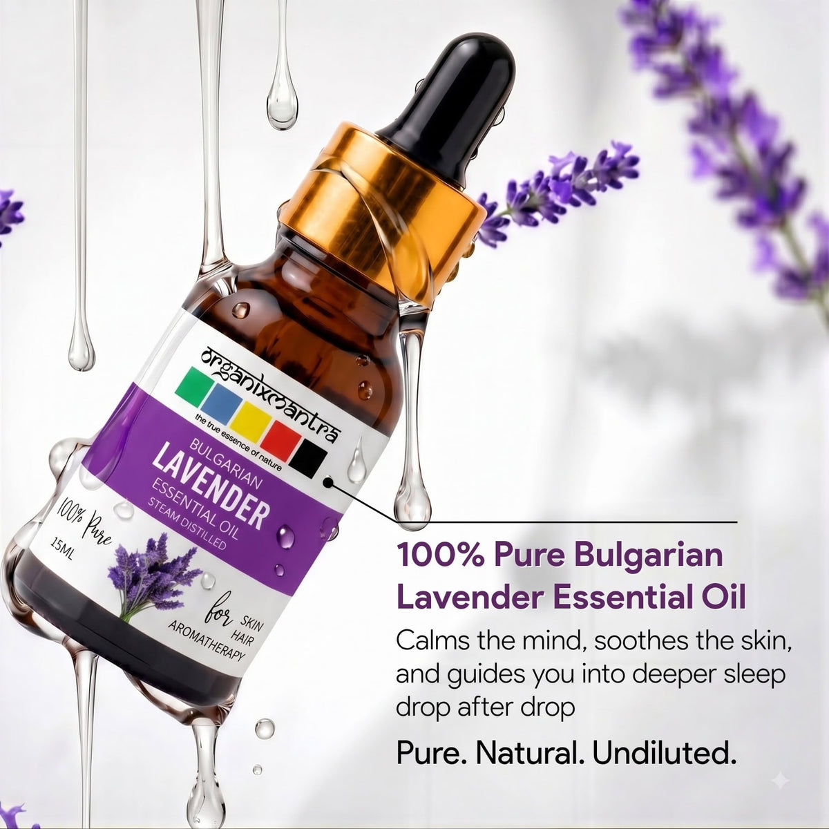pure bulgarian lavender essential oil