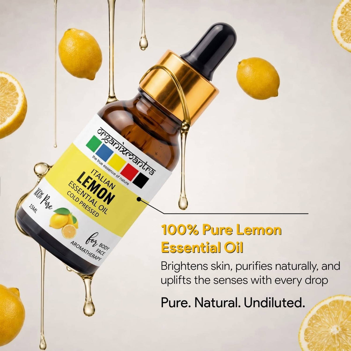 pure lemon essential oil