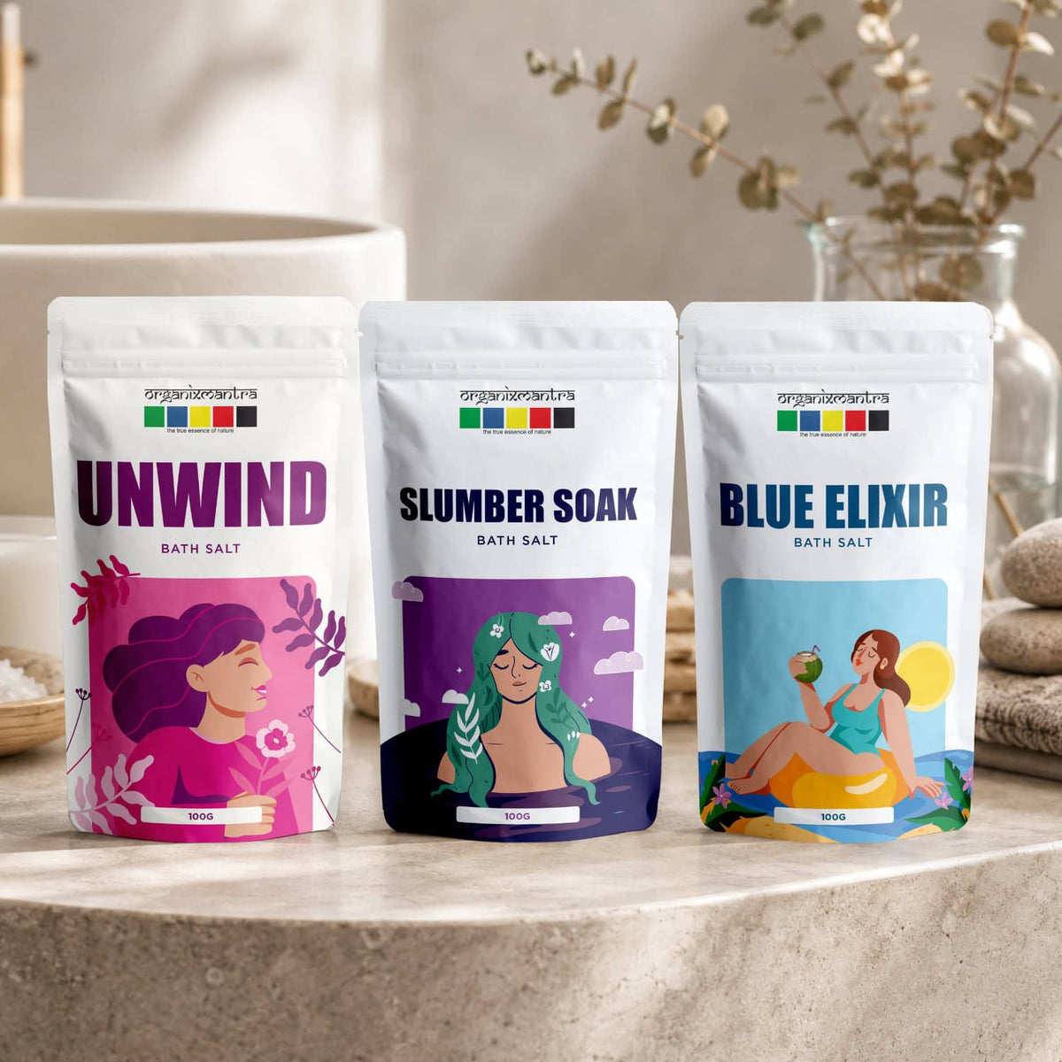 the sleep reset bath salts pack